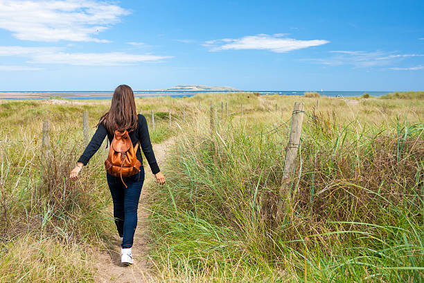 istock Woman entering in the pathway 522224653