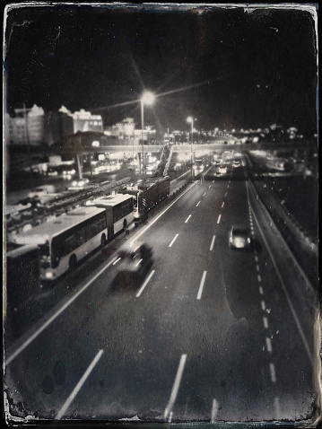 traffic in istanbul night