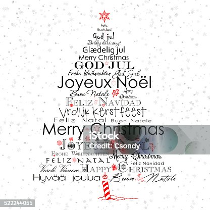 istock Typography Christmas tree 522244055