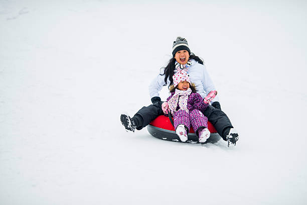 istock Happy family in winter 522244503