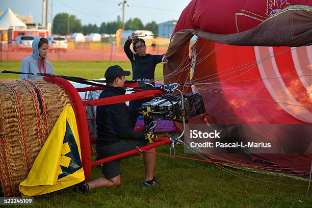 The Pilot Blasts The Burner Flame Stock Photo - Download Image Now - 2014, Anniversary, Ballooning Festival