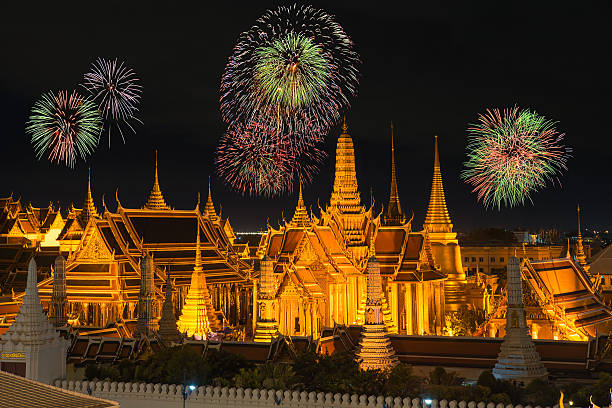 istock Grand palace and Wat phra keaw in night 522256885