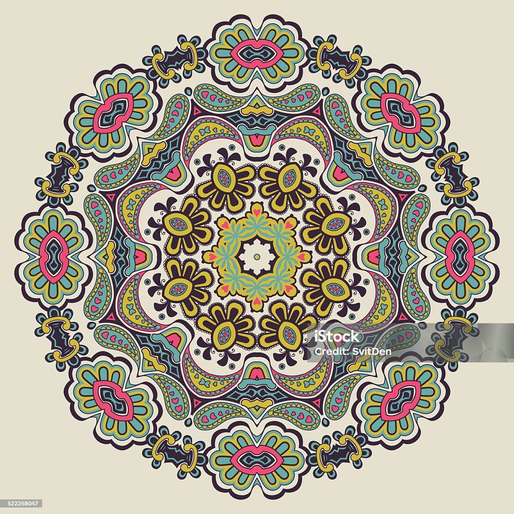 Patterns Of Rondon Ornamental Round Pattern Stock Illustration - Download Image Now ...