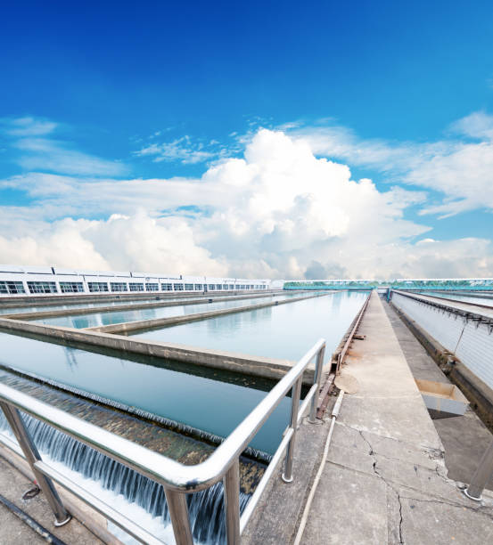 istock Modern urban wastewater treatment plant 522259509