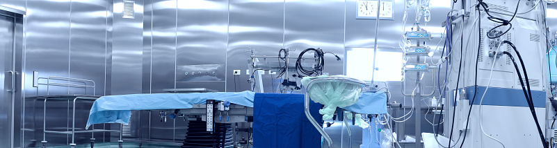 Operating room. Interior and modern equipment