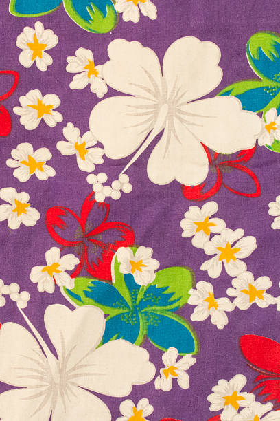 istock Flower print fabric 522260517