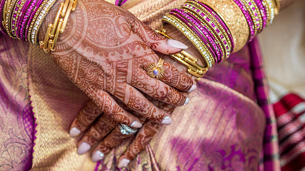 istock Waiting south Indian bride's hands . 522276463