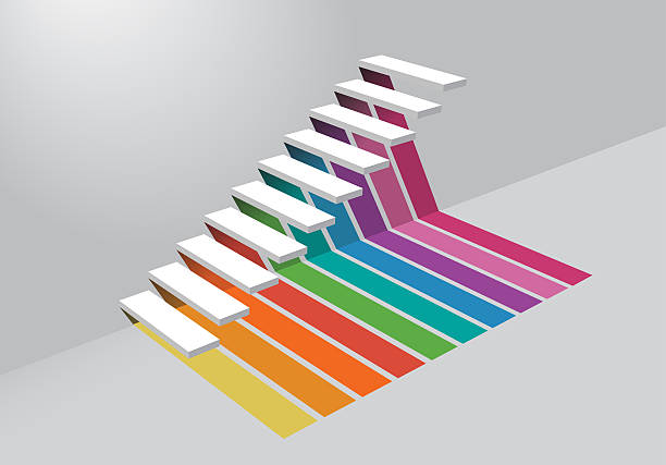 istock color spectrum for business step chart 522277823