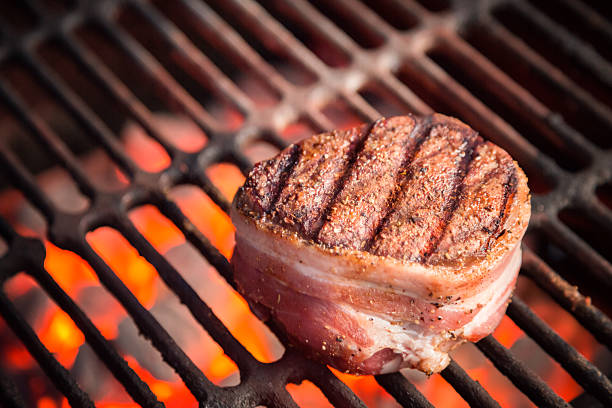 istock Delicious Beef Bacon Wrapped Filet Mignon 522277885