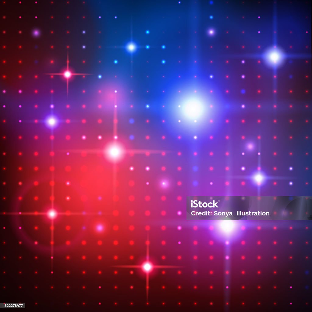 Disco lights. Vector background. Nightclub stock vector
