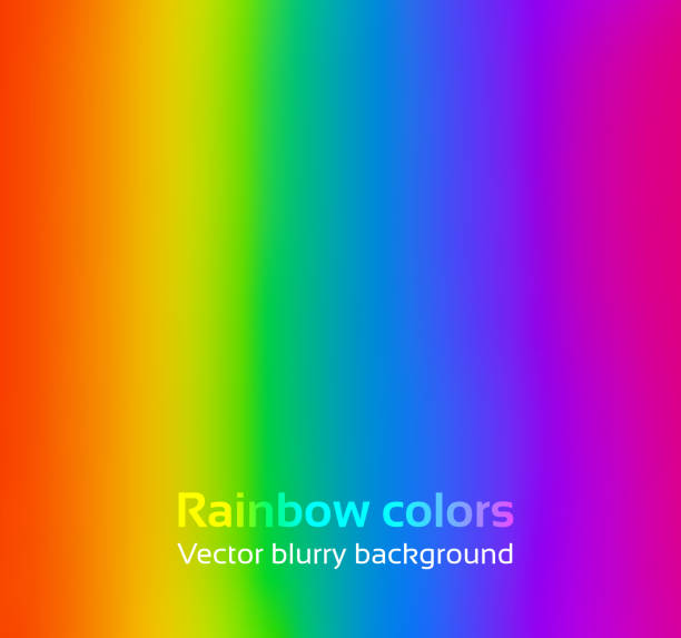 Rainbow blurred background. Rainbow blurred background. Vector EPS 10. iridescent stock illustrations