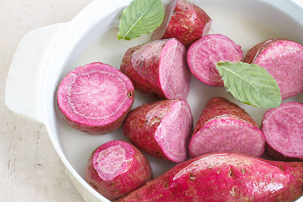 istock Purple Colored Sweet Potatoes 522279579