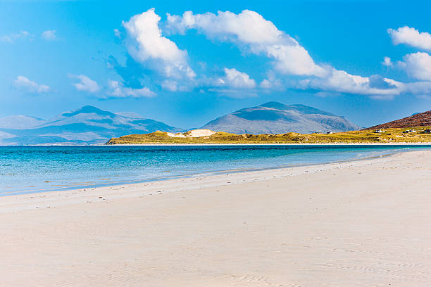Luskentyre beach on the west coast of the Isle of Lewis and Harris in the Outer Hebrides of Scotland. AdobeRGB colorspace.