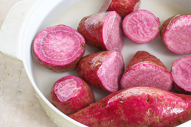 istock Purple Colored Sweet Potatoes 522293973
