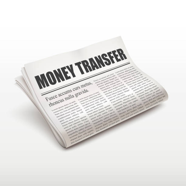 istock money transfer words on newspaper 522294451