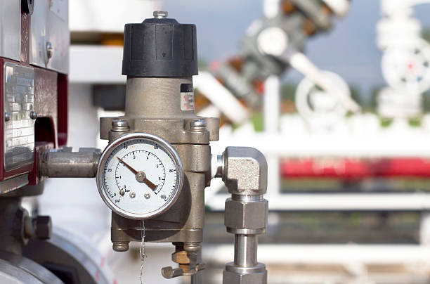 istock Closeup of manometer 522294953
