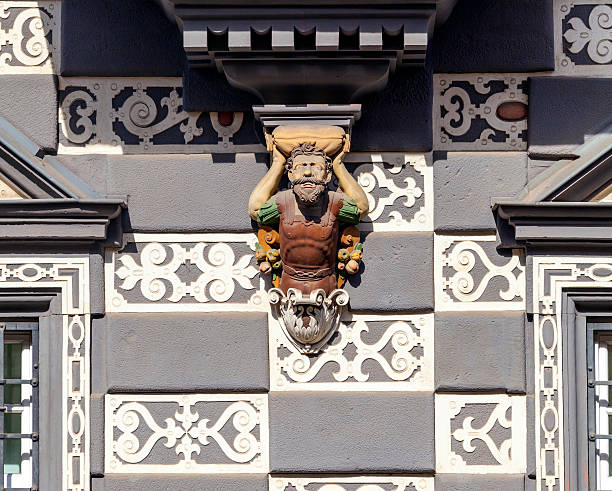 istock beautiful decorated house facades in Erfurt 522295395