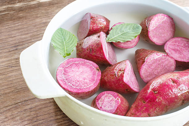istock Purple Colored Sweet Potatoes 522296305
