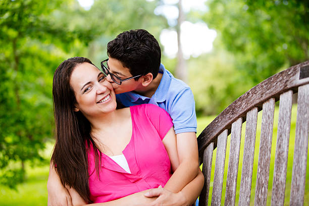istock Affectionate mother and teen 522297031