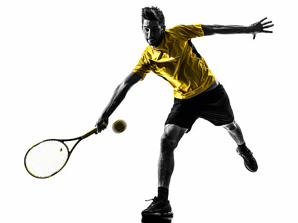 istock man tennis player silhouette 522298739