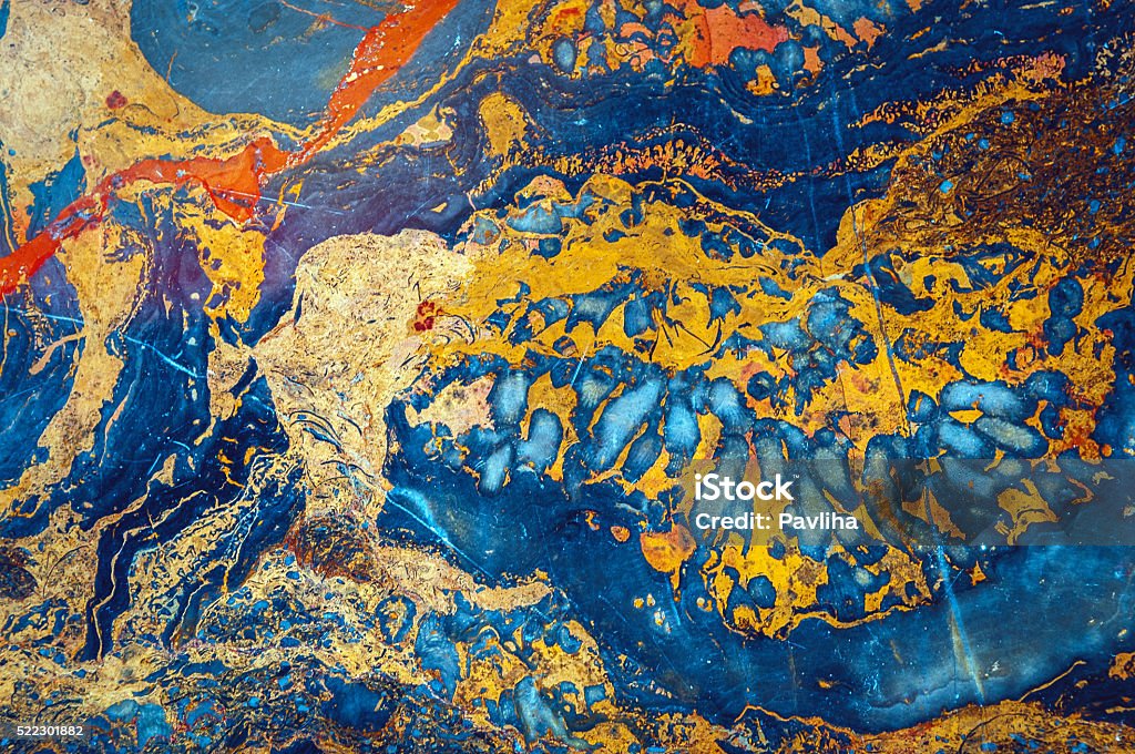 En marbre Onyx, bleu, orange, jaune et rouge, vert, brun, Beijing, Chine - Photo de Nature libre de droits