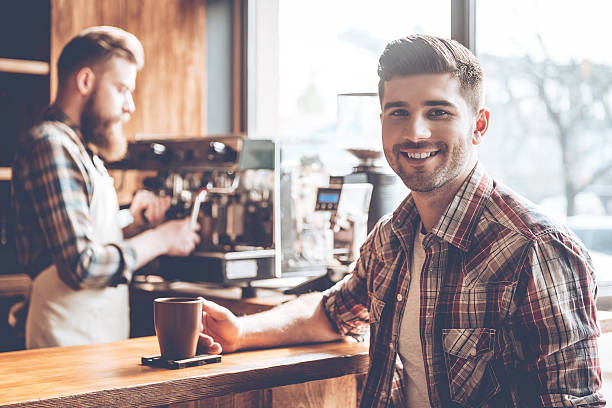 istock Enjoying best coffee in town. 522302030