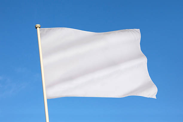 biała flaga umorzenia - conquered zdjęcia i obrazy z banku zdjęć