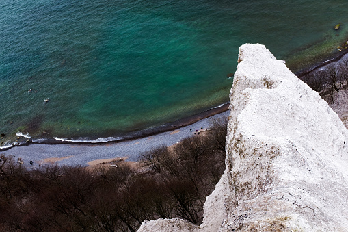 chalk cliff on the isle of Ruegen