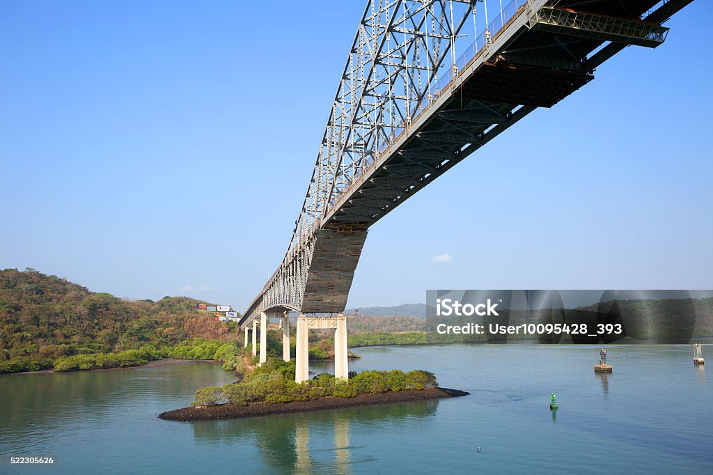 The bridge of the Americas bridge over Panama canal The bridge of the Americas — a road bridge in Panama, crossing the Pacific ocean approach to Panama canal. The bridge of the Americas - the first bridge across the Panama canal from the Pacific ocean. Bridge of the Americas Stock Photo