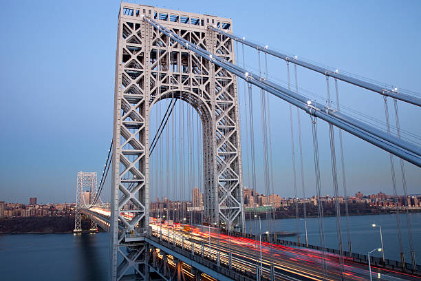 istock George Washington Bridge at dusk, North Jersey view time exposure 522306526