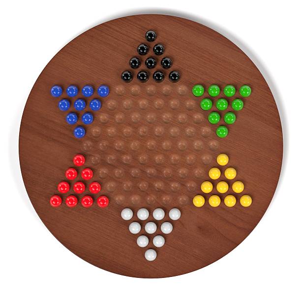 chinese checkers 3d rendering of chinese checkers chinese checkers stock pictures, royalty-free photos & images