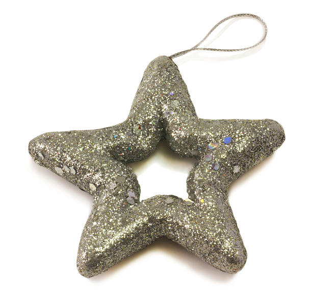 istock Christmas star isolated on white background 522307378