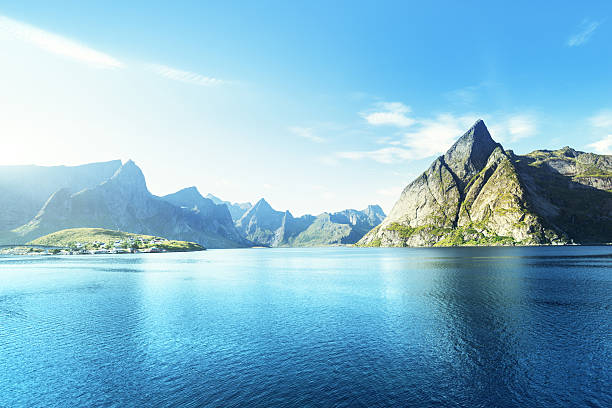 istock spring sunset - Reine, Lofoten islands, Norway 522308794