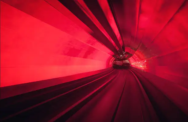 Photo of Futuristic tunnel
