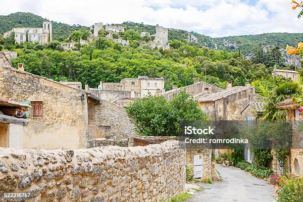 View On Provence Village Roof And Landscape Stock Photo - Download Image Now - St Remy De Provence, Lacoste - France, Ancient