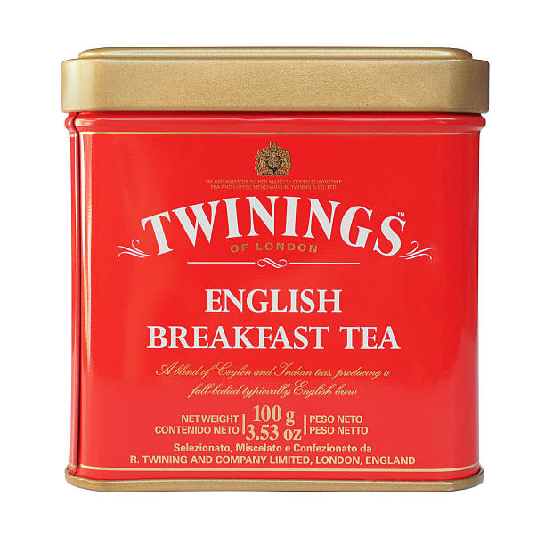 twinings tea - english breakfast tea stock-fotos und bilder