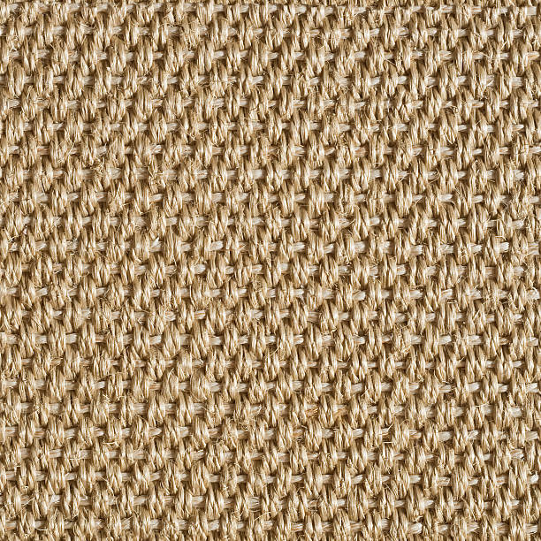 Sisal Carpet Texture For Background Seamless Tiles Stock Photo
