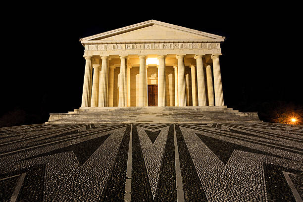 istock Temple of Canova night view. Roman columns 522321454