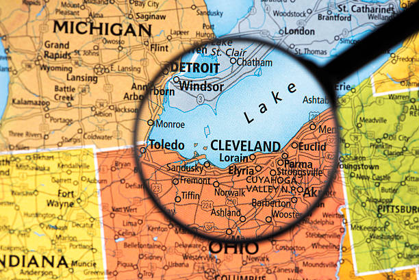 istock Map of Cleveland 522327564