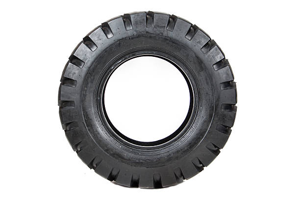 istock Car tire isolated on white background. 522327882