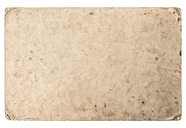 istock Used paper texture. Grungy cardboard worn edges 522327890