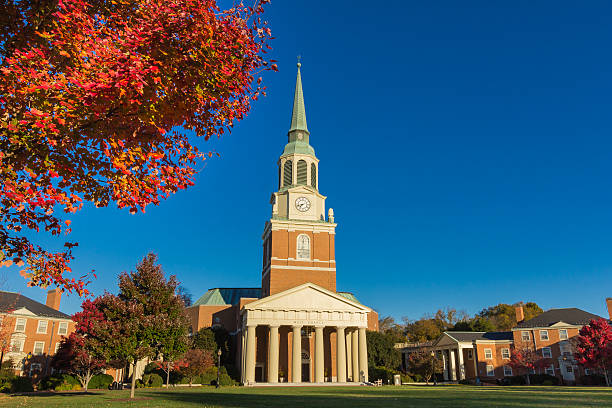 espere capela no wake forest university - george w bush - fotografias e filmes do acervo