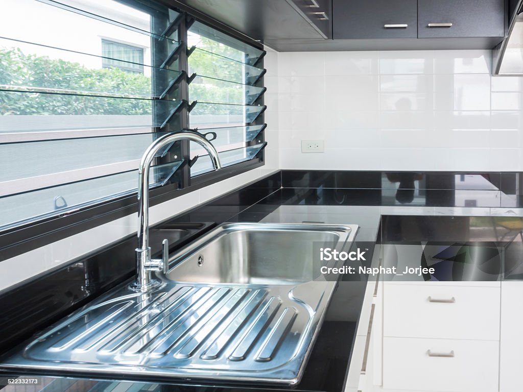 Modern kitchen interior design Interior design of modern kitchen Apartment Stock Photo