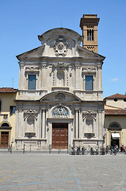 igreja de ognissanti, florence - florence italy imagens e fotografias de stock