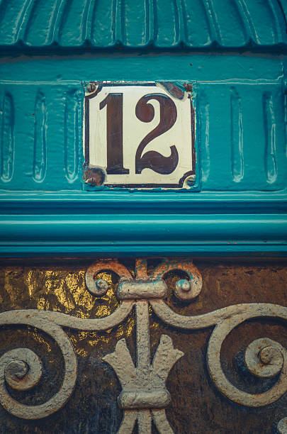 istock Paris Apartment Door Number 522333340