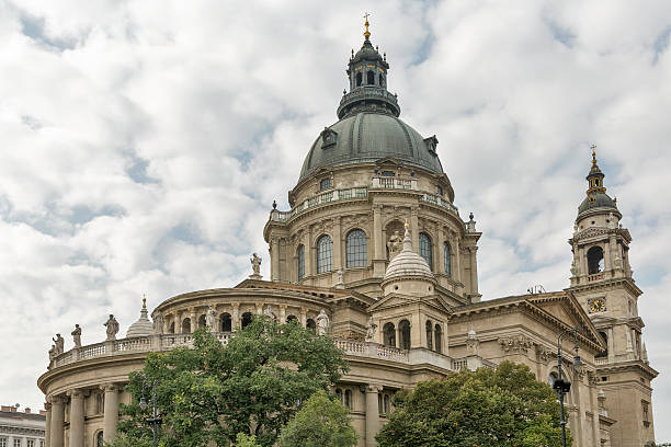 istock Budapest Basilica of Saint Stephen on a cloudy day 522333352