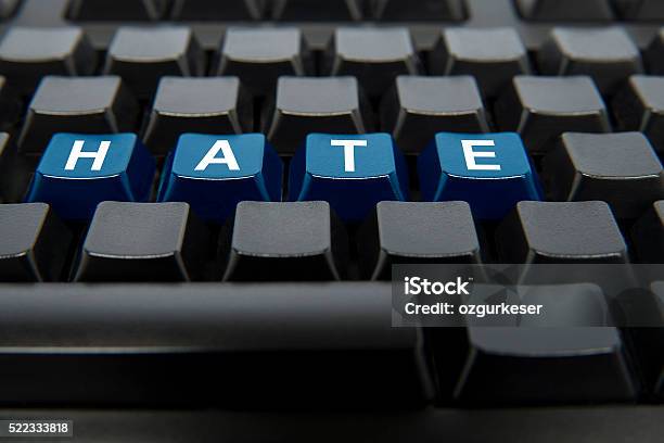 Hate Stock Photo - Download Image Now - Furious, Hate - Single Word, Internet