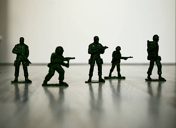 istock Battle with toy soldiers 522333991