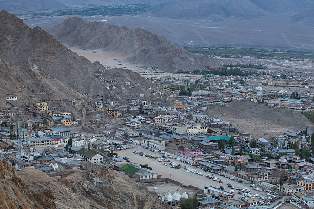 istock View of Leh city 522334107