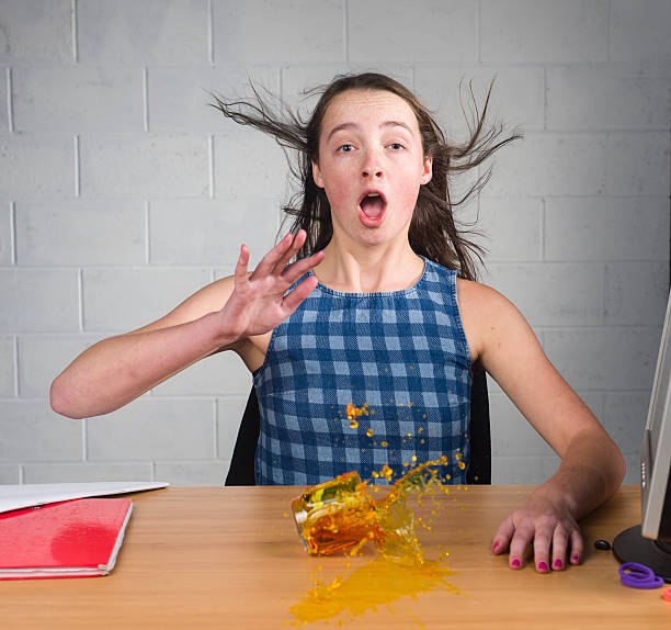 istock Clumsy young girl 522344783